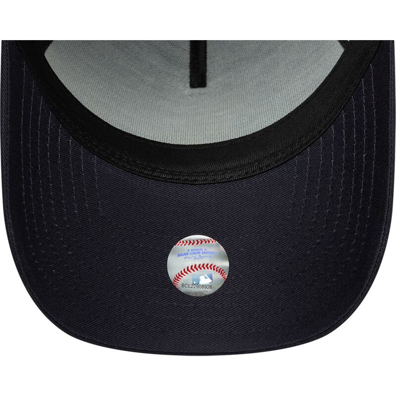 lippikset-kaareva-laivastonsininen-snapback-9forty-dorado-e-frame-metallic-outline-los-angeles-dodgers-mlb-new-era