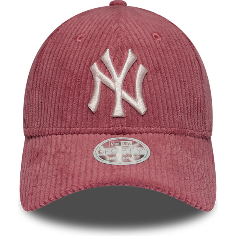 lippikset-kaareva-vaaleanpunainen-saadettava-nauha-9forty-m-crown-chunky-cord-new-york-yankees-mlb-new-era