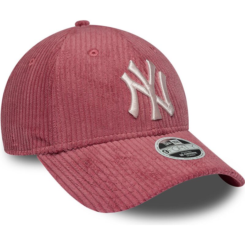 lippikset-kaareva-vaaleanpunainen-saadettava-nauha-9forty-m-crown-chunky-cord-new-york-yankees-mlb-new-era