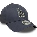 lippikset-kaareva-harmaa-saadettava-nauha-9forty-outline-camo-los-angeles-dodgers-mlb-new-era