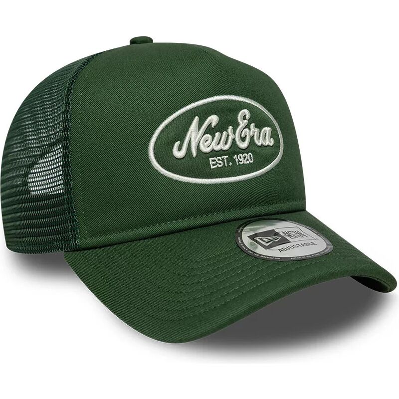 lippikset-kaareva-rekka-vihrea-snapback-a-frame-oval-patch-foam-new-era