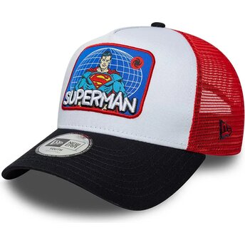 Lippikset kaareva rekka monivärinen snapback lapsille A Frame Patch Superman DC Comics New Era