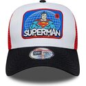 lippikset-kaareva-rekka-monivarinen-snapback-lapsille-a-frame-patch-superman-dc-comics-new-era