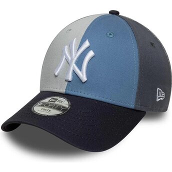 Lippikset kaareva monivärinen säädettävä nauha lapsille 9FORTY Colourblock New York Yankees MLB New Era