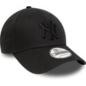 lippikset-kaareva-musta-saadettava-nauha-9forty-league-essential-new-york-yankees-mlb-new-era