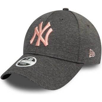 Lippikset kaareva harmaa säädettävä nauha rosa 9FORTY Tech Jersey New York Yankees MLB New Era