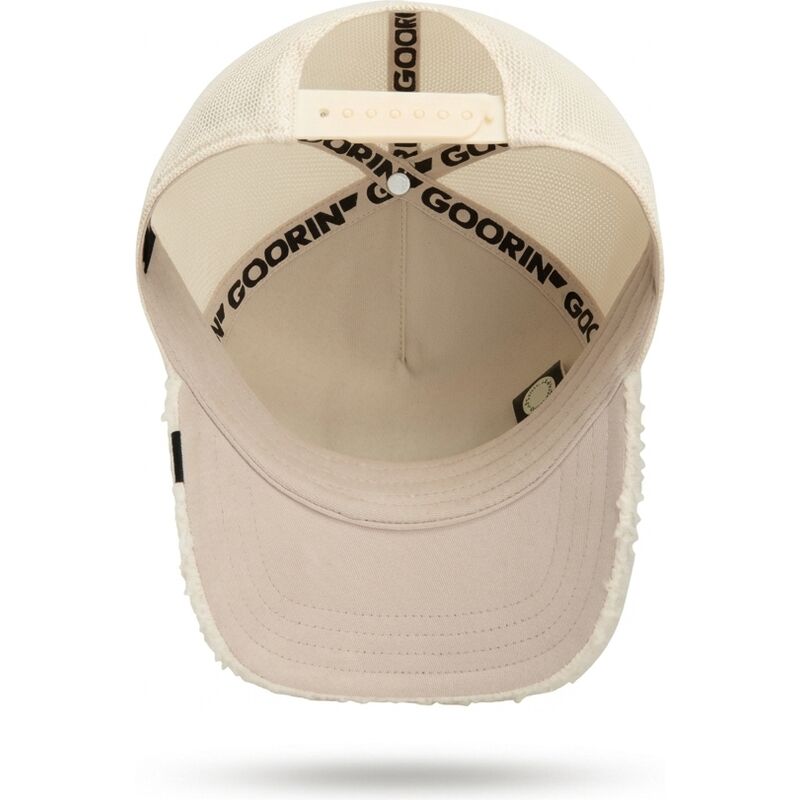 lippikset-kaareva-rekka-beige-snapback-teddy-double-stuffed-the-farm-goorin-bros