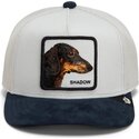 lippikset-kaareva-rekka-sininen-snapback-lapsille-suede-shadow-original-recipe-the-farm-goorin-bros