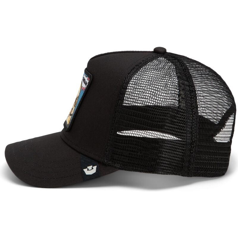 lippikset-kaareva-rekka-musta-snapback-cancelled-skull-pop-art-strikes-back-the-farm-goorin-bros