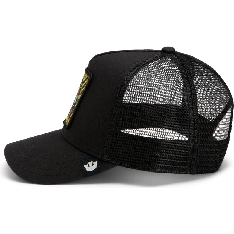 lippikset-kaareva-rekka-musta-snapback-deadly-scorpion-pop-art-strikes-back-the-farm-goorin-bros