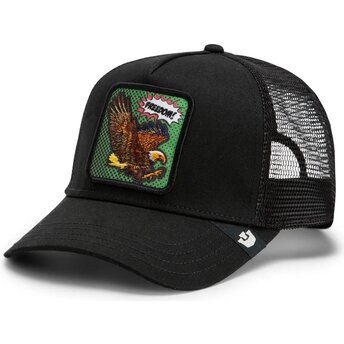 Lippikset kaareva rekka musta snapback Freedom Eagle Pop Art Strikes Back The Farm Goorin Bros.