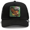 lippikset-kaareva-rekka-musta-snapback-freedom-eagle-pop-art-strikes-back-the-farm-goorin-bros