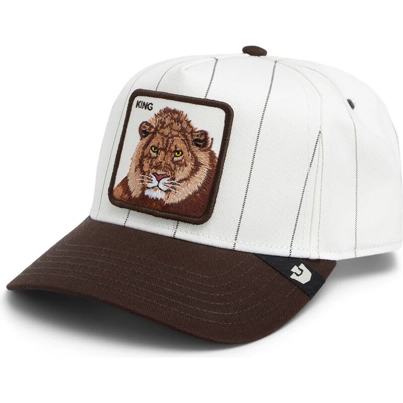 lippikset-kaareva-harmaa-snapback-pinstripe-lion-king-playmakers-the-farm-goorin-bros