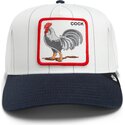 lippikset-kaareva-harmaa-snapback-pinstripe-rooster-cock-playmakers-the-farm-goorin-bros