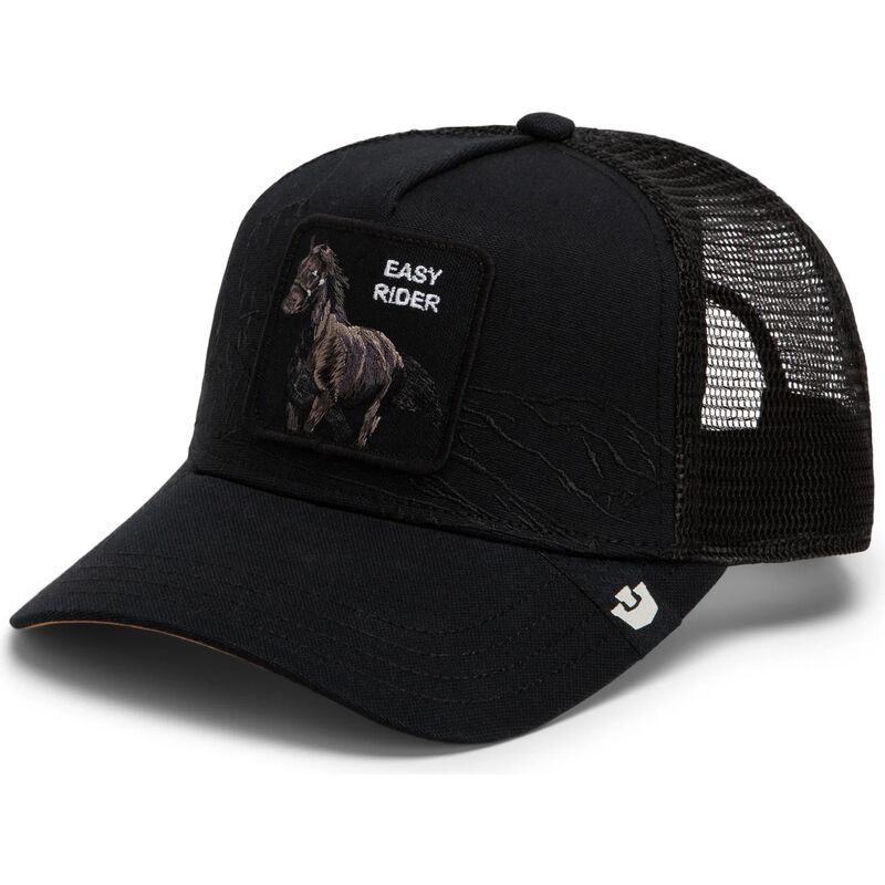 lippikset-kaareva-rekka-musta-snapback-stallion-badlands-the-farm-goorin-bros