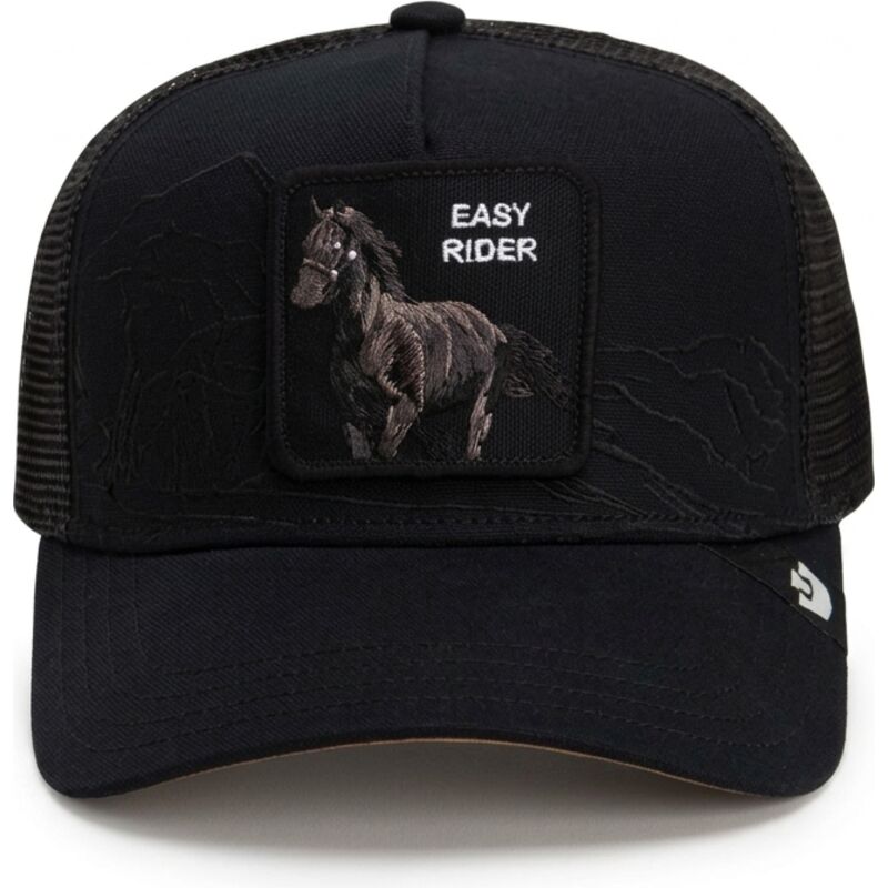 lippikset-kaareva-rekka-musta-snapback-stallion-badlands-the-farm-goorin-bros