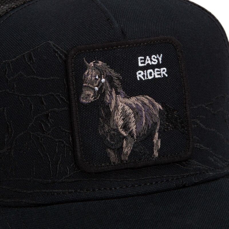 lippikset-kaareva-rekka-musta-snapback-stallion-badlands-the-farm-goorin-bros