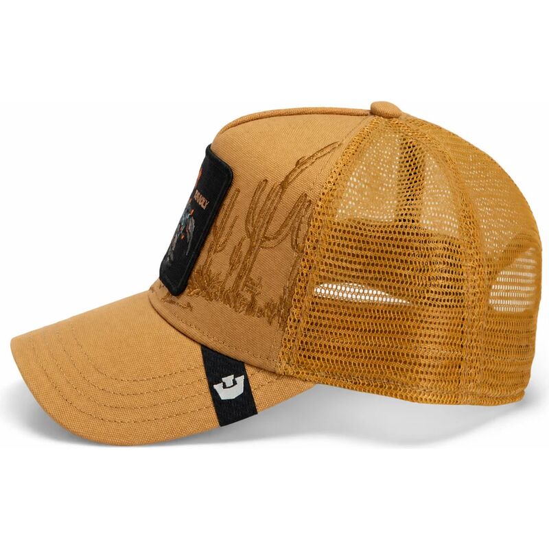lippikset-kaareva-rekka-ruskea-snapback-scorpion-badlands-deadly-the-farm-goorin-bros