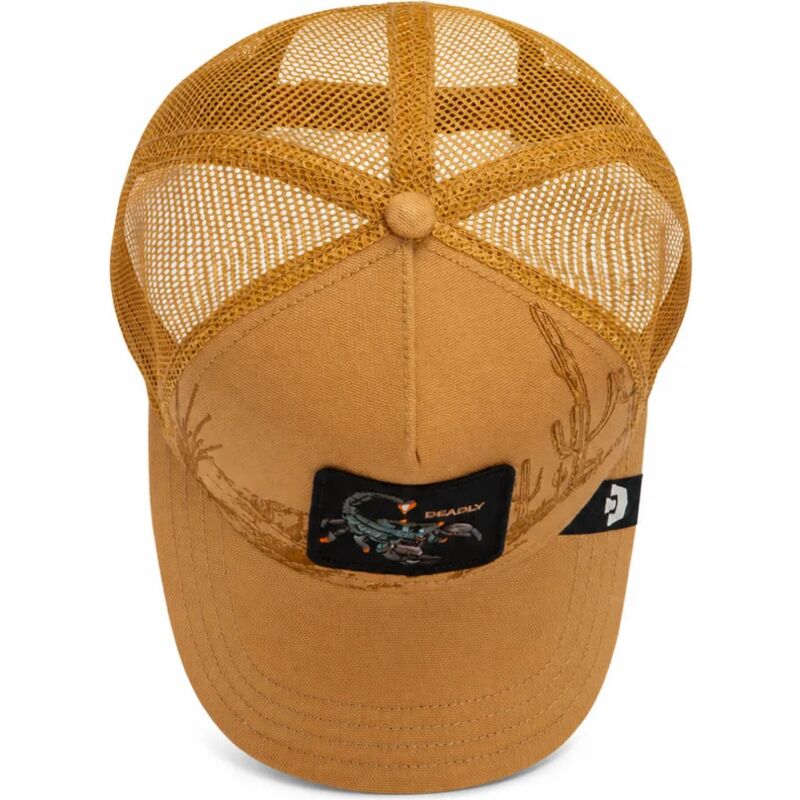 lippikset-kaareva-rekka-ruskea-snapback-scorpion-badlands-deadly-the-farm-goorin-bros