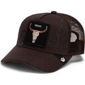 lippikset-kaareva-rekka-ruskea-snapback-skull-badlands-dead-the-farm-goorin-bros