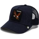 lippikset-kaareva-rekka-laivastonsininen-snapback-eagle-badlands-freedom-the-farm-goorin-bros