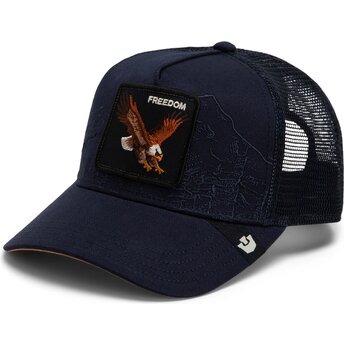 Lippikset kaareva rekka laivastonsininen snapback Eagle Badlands Freedom The Farm Goorin Bros.