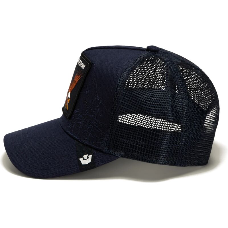 lippikset-kaareva-rekka-laivastonsininen-snapback-eagle-badlands-freedom-the-farm-goorin-bros