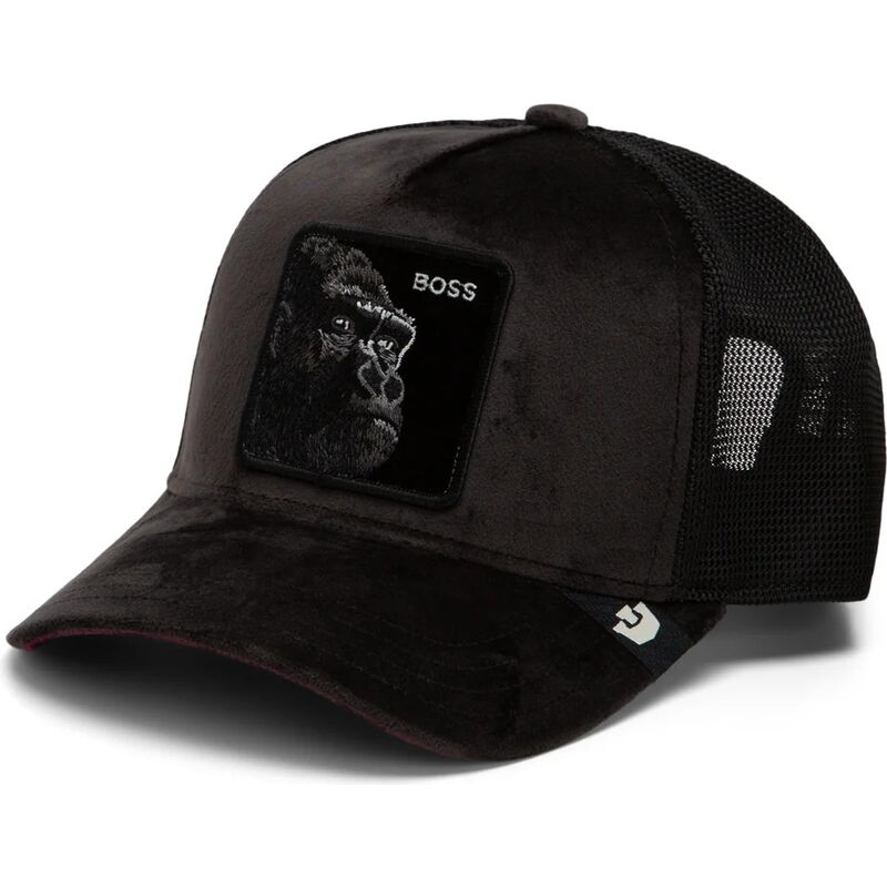 lippikset-kaareva-rekka-musta-snapback-velour-boss-the-farm-goorin-bros