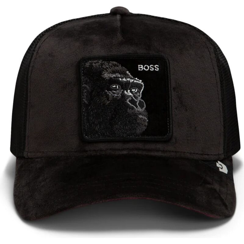 lippikset-kaareva-rekka-musta-snapback-velour-boss-the-farm-goorin-bros