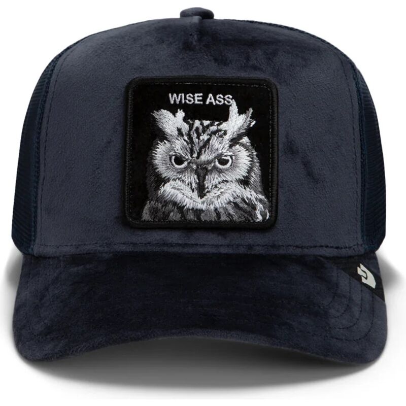 lippikset-kaareva-rekka-laivastonsininen-snapback-velour-wise-ass-the-farm-goorin-bros