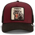 lippikset-kaareva-rekka-punainen-snapback-strength-panther-original-recipe-the-farm-goorin-bros