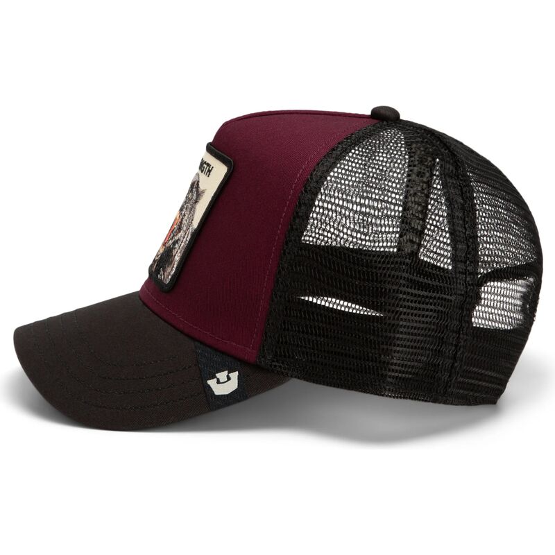 lippikset-kaareva-rekka-punainen-snapback-strength-panther-original-recipe-the-farm-goorin-bros