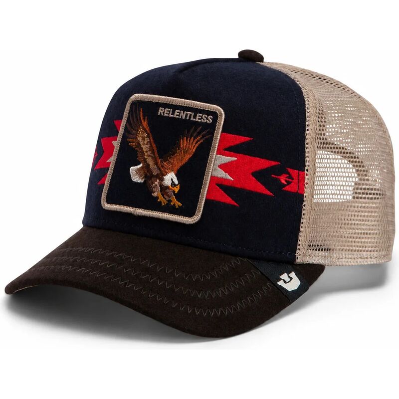 lippikset-kaareva-rekka-monivarinen-snapback-canyon-relentless-trailblazer-the-farm-goorin-bros