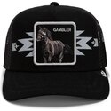 lippikset-kaareva-rekka-musta-snapback-canyon-gambler-trailblazer-the-farm-goorin-bros