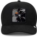 lippikset-kaareva-rekka-musta-snapback-black-out-spider-blackened-metallic-poison-the-farm-goorin-bros
