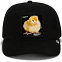 lippikset-kaareva-rekka-musta-snapback-black-out-chick-blackened-metallic-hot-the-farm-goorin-bros