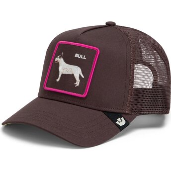 Lippikset kaareva rekka ruskea snapback Shadow Bull Terrier Off The Leash The Farm Goorin Bros.