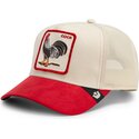 lippikset-kaareva-rekka-punainen-snapback-the-suede-rooster-microsuede-cock-the-farm-goorin-bros