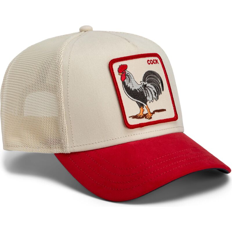 lippikset-kaareva-rekka-punainen-snapback-the-suede-rooster-microsuede-cock-the-farm-goorin-bros