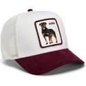 lippikset-kaareva-rekka-valkoinen-snapback-suede-alpha-microsuede-the-farm-goorin-bros
