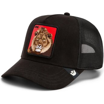 Lippikset kaareva rekka musta snapback Re Leone Rosso Microsuede King The Farm Goorin Bros.