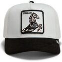 lippikset-kaareva-rekka-harmaa-snapback-suede-stallion-microsuede-the-farm-goorin-bros