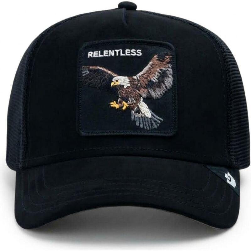 lippikset-kaareva-rekka-musta-snapback-suede-relentless-eagle-microsuede-the-farm-goorin-bros