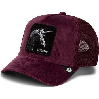 Lippikset kaareva rekka punainen snapback Velour Legend The Farm Goorin Bros.