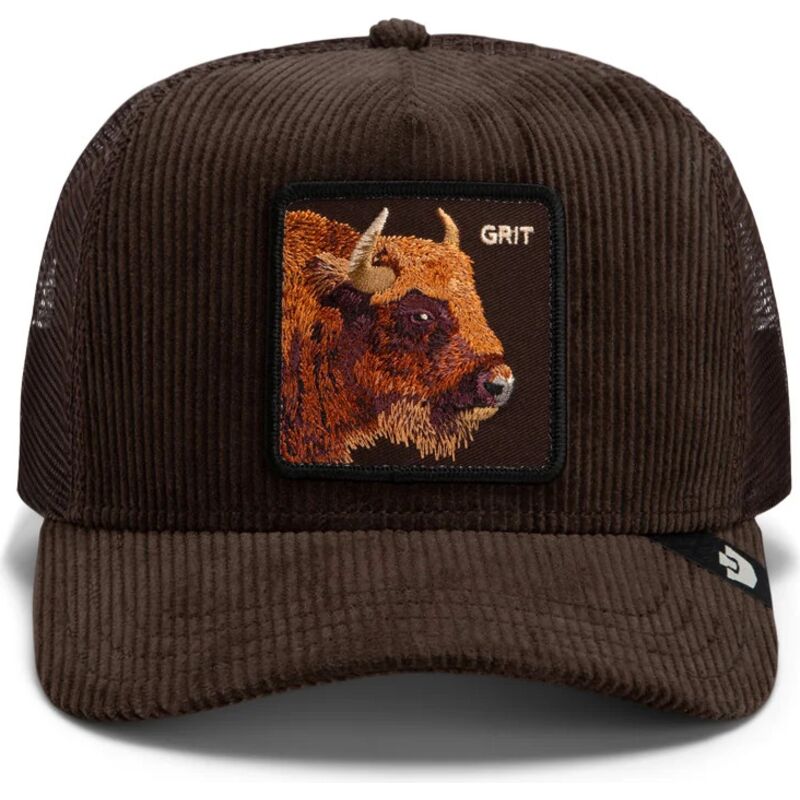 lippikset-kaareva-rekka-ruskea-snapback-corduroy-grit-ridgeline-the-farm-goorin-bros