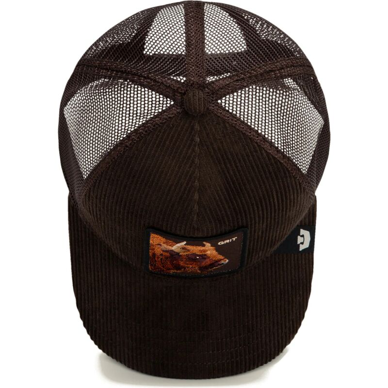 lippikset-kaareva-rekka-ruskea-snapback-corduroy-grit-ridgeline-the-farm-goorin-bros