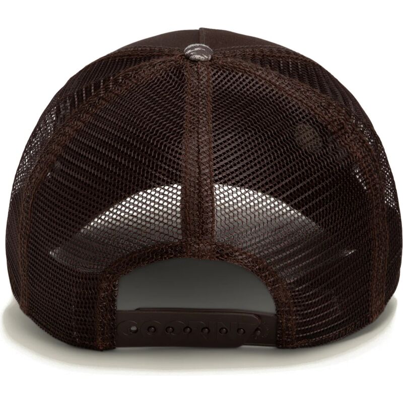 lippikset-kaareva-rekka-ruskea-snapback-engraved-dog-camo-glitch-the-farm-goorin-bros