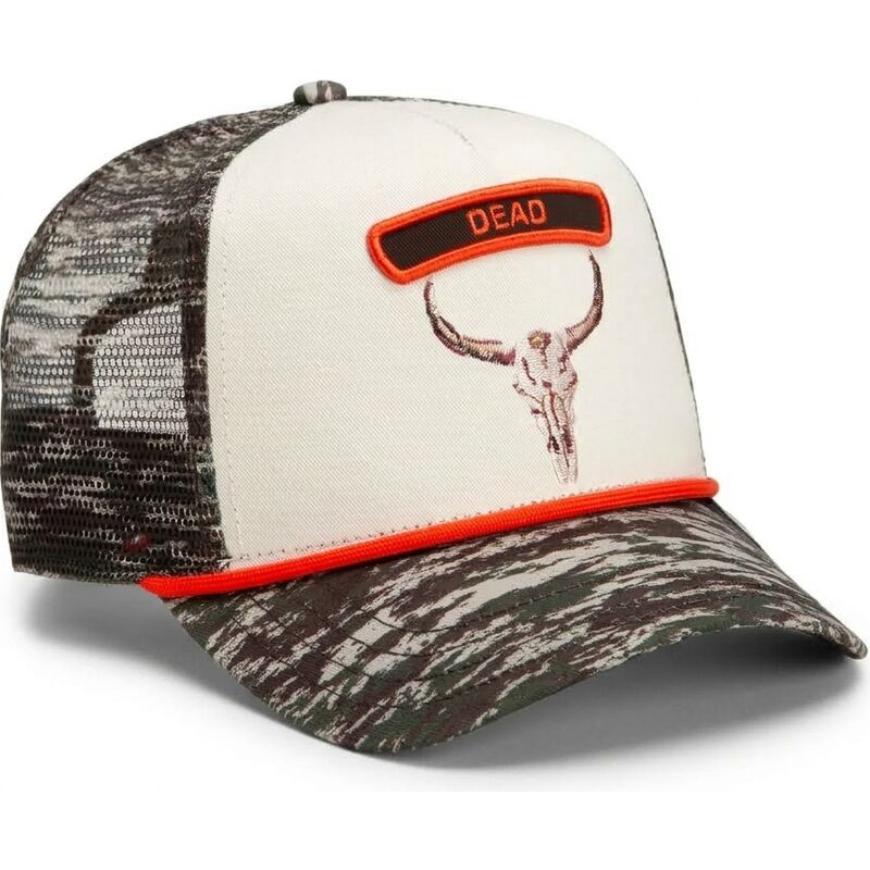 lippikset-kaareva-rekka-maastokuvio-snapback-rocker-dead-camo-glitch-skull-the-farm-goorin-bros