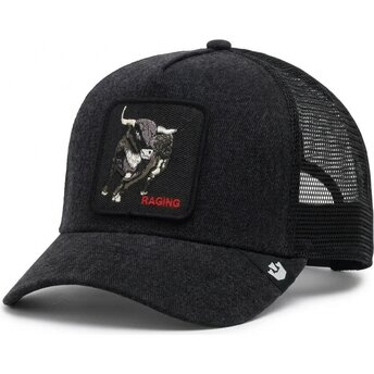 Lippikset kaareva rekka musta snapback Raging Denim After Dark The Farm Goorin Bros.