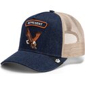 lippikset-kaareva-rekka-laivastonsininen-snapback-represent-rocker-denim-after-dark-the-farm-goorin-bros